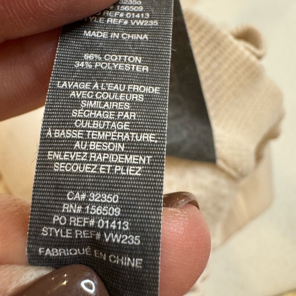 Vuori Restore Cropped Drawstring Light Pink  Crewneck Sweatshirt Sz Medium - Picture 3 of 9